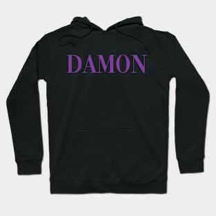 Damon - Pose - Purple Hoodie